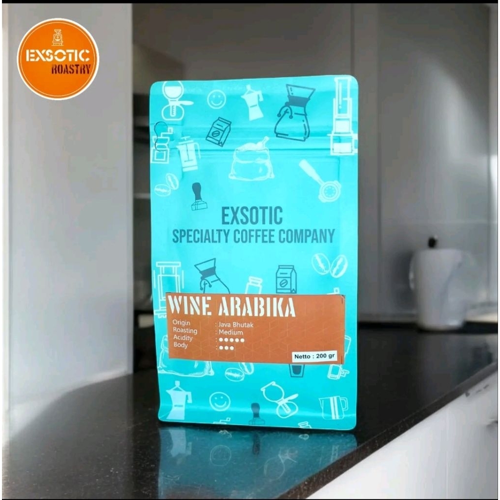 

kopi Arabika wine bhutak Kawi 200gr