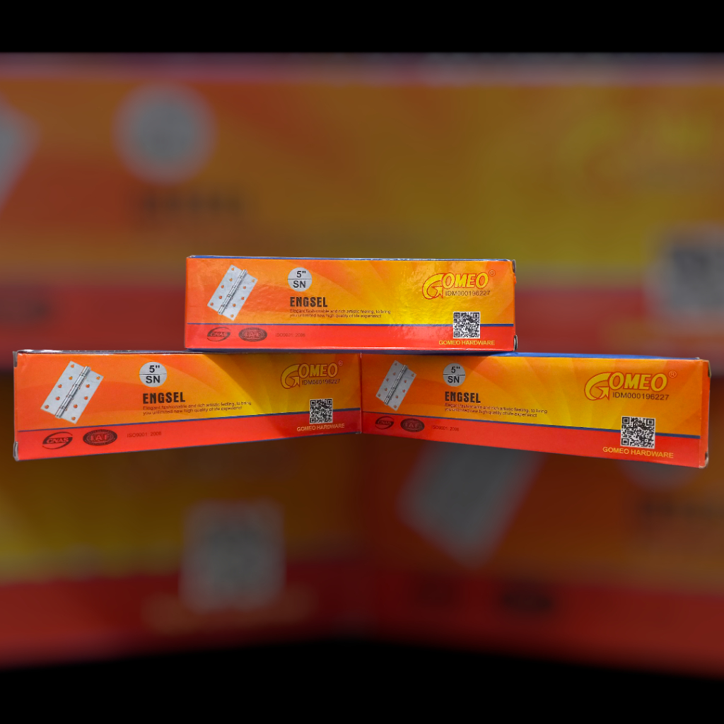 GOMEO ENGSEL 5 Inch SN - Engsel Pintu 5 Inch 1 Set Gomeo SN