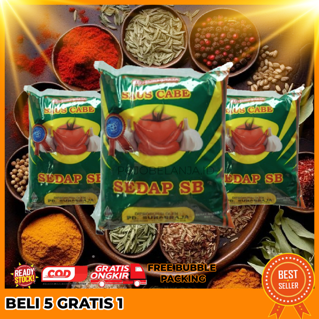 

Paket Saus Cabe SEDAP SB 600g – Promo Beli 5 Dapat 6 (GRATIS 1)