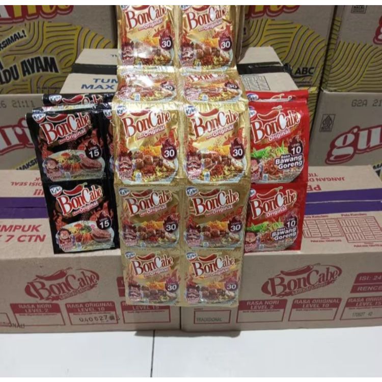 

Kobe BonCabe Level 10 / 15 / 30 – 24 Sachet – Sambal Tabur Pedas