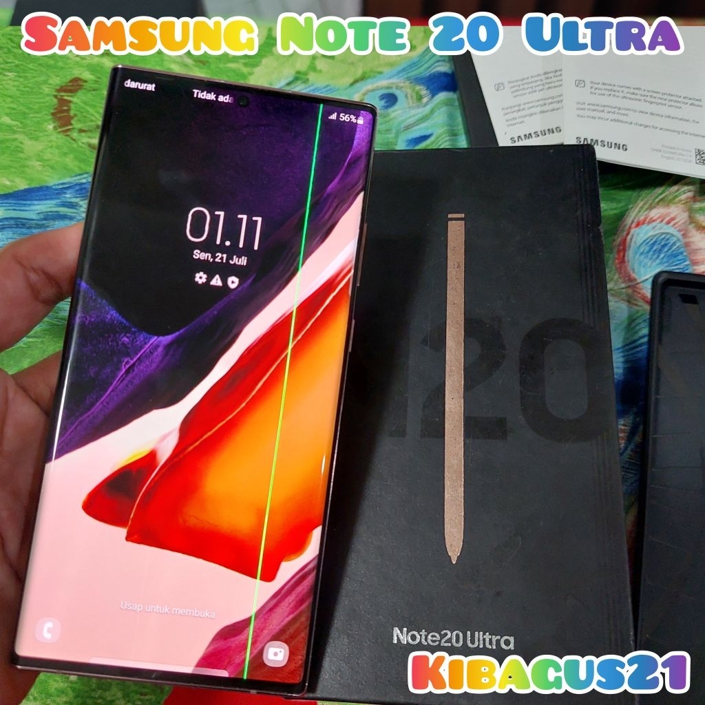 Samsung Galaxy Note 20 Ultra RAM 8/256GB Minus LCD Murah