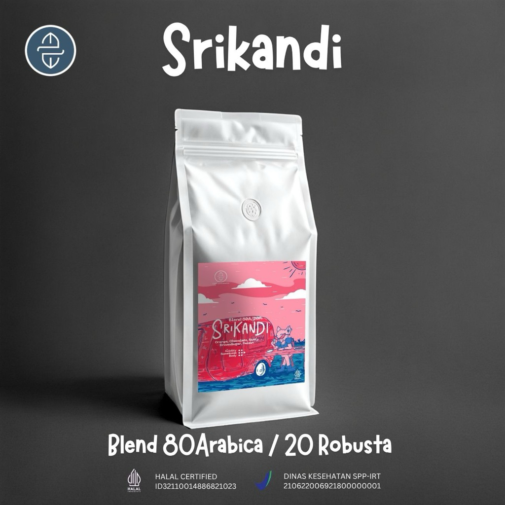 

Biji Kopi Espresso Kaman Blend 80% Arabica : 20% Robusta Srikandi - 1kg