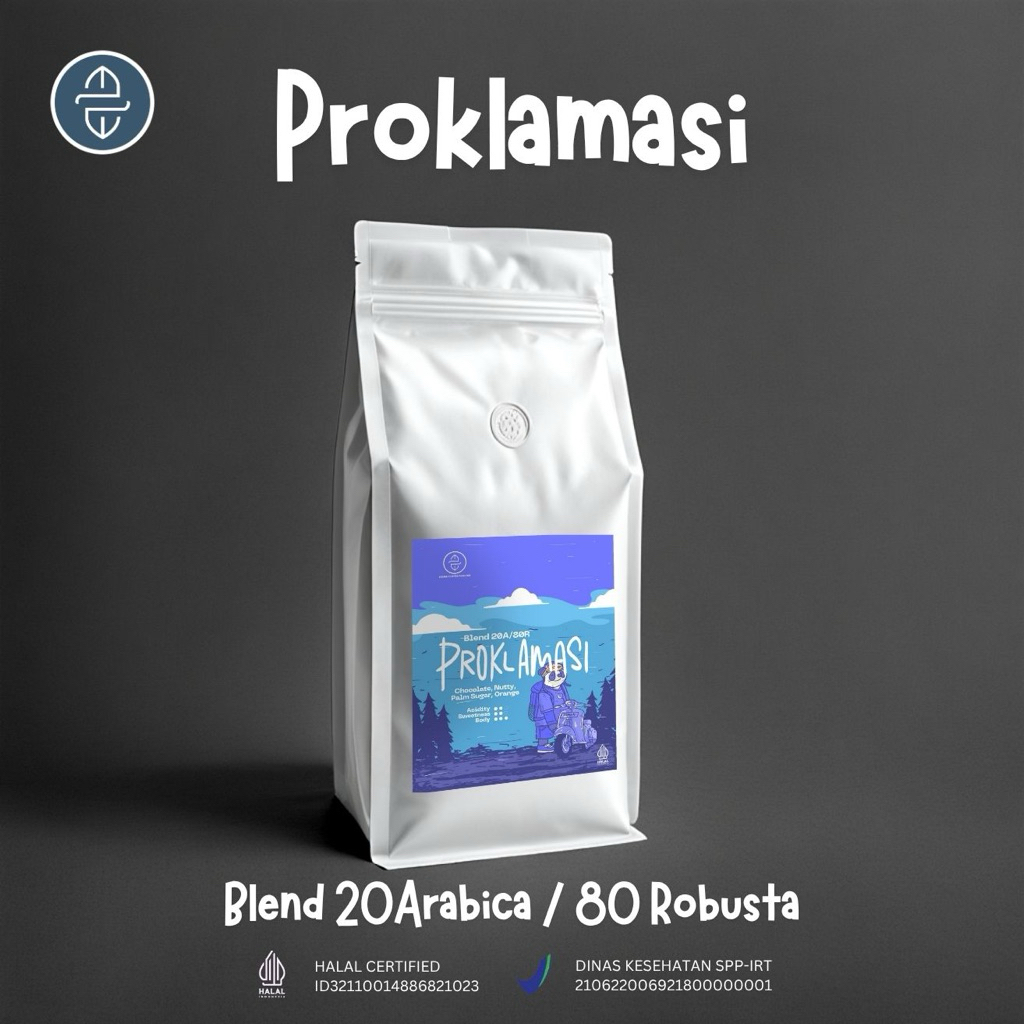 

Biji Kopi Espresso Kaman Blend 20% Arabica : 80% Robusta - 1kg