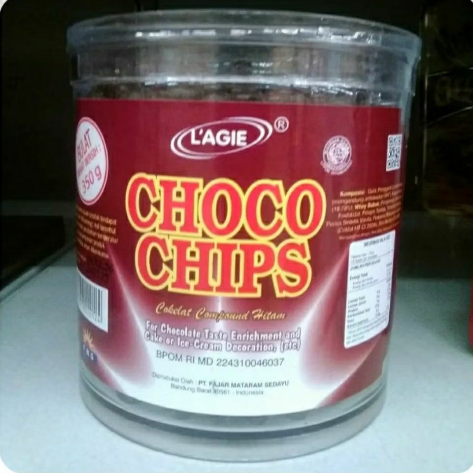 

Lagie Choco Chips Bulat 350gr