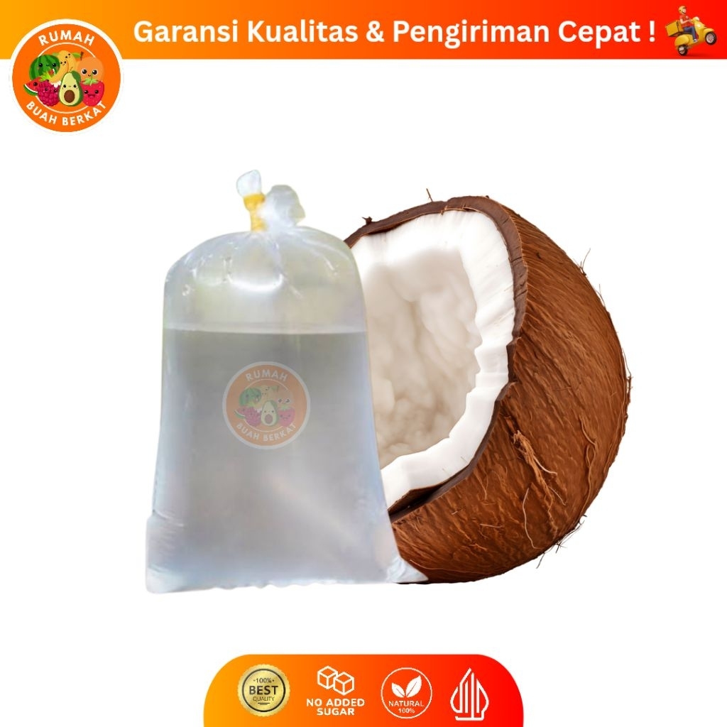 

Air Kelapa Muda Murni Beku / Air Kelapa Muda Fresh Asli / Coconut Water