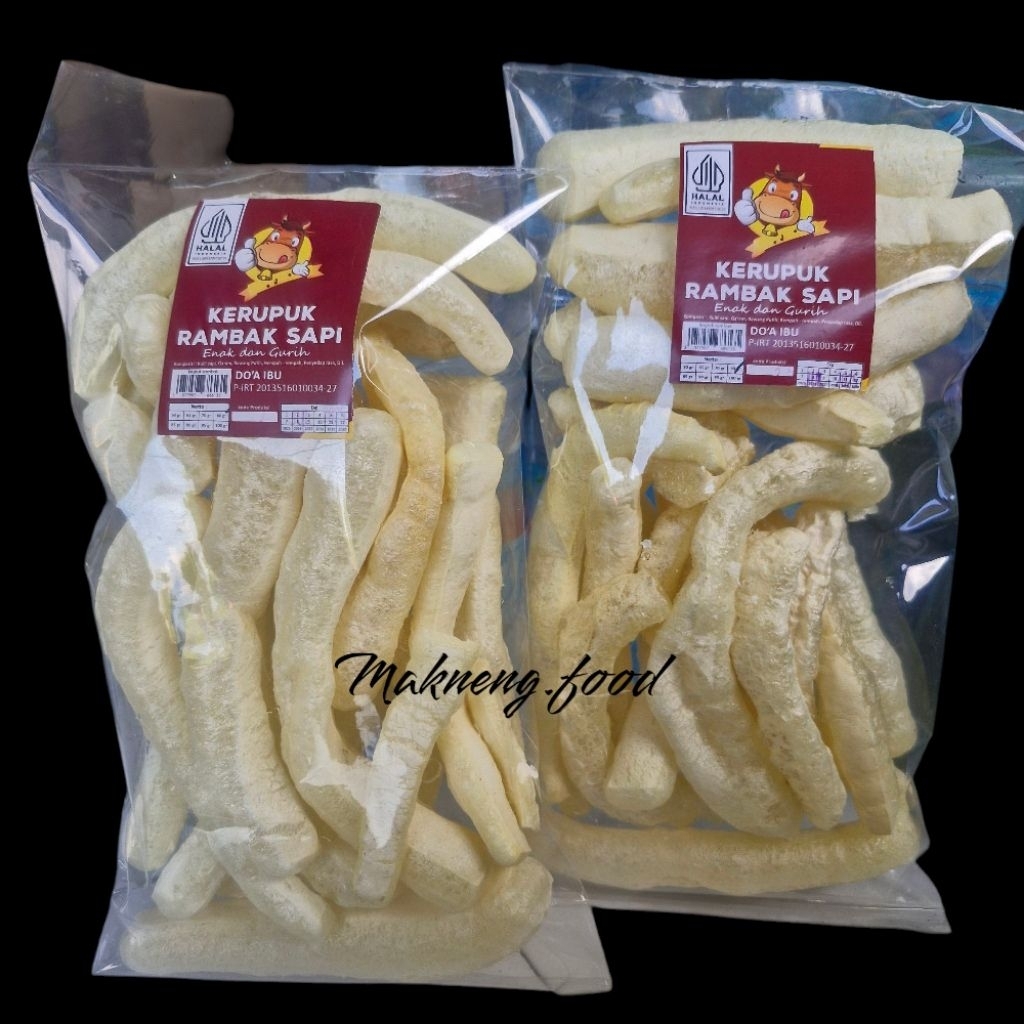 

Kerupuk Rambak Kulit Sapi 100gr | Kerupuk Kulit Enak Gurih Renyah