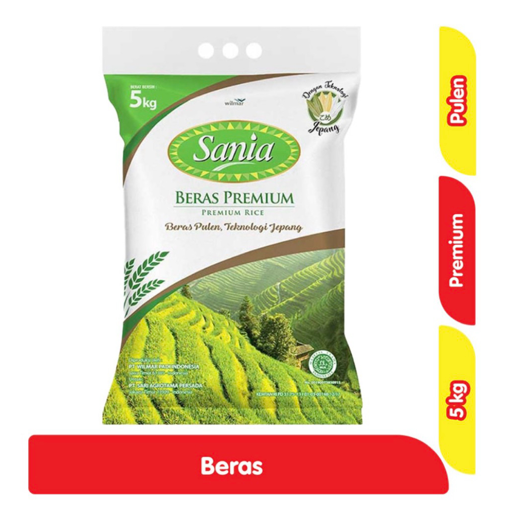 

Beras sania 5 kg promo murah