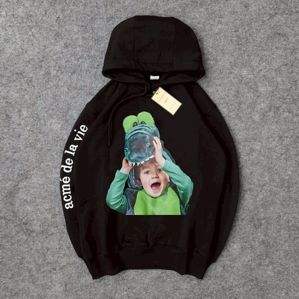 Hoodie Baby Face Hitam Fulltag