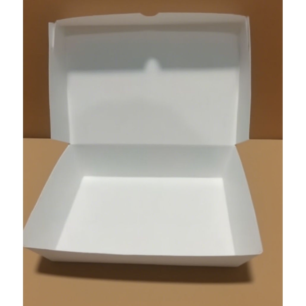 paper lunch box ivory ukuran L