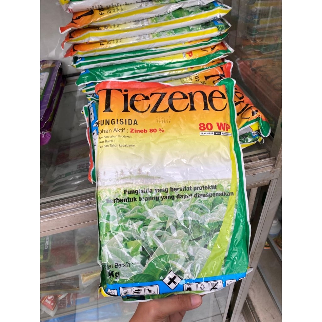 fungisida tiezene 1kg bahan aktif zineb 80wp