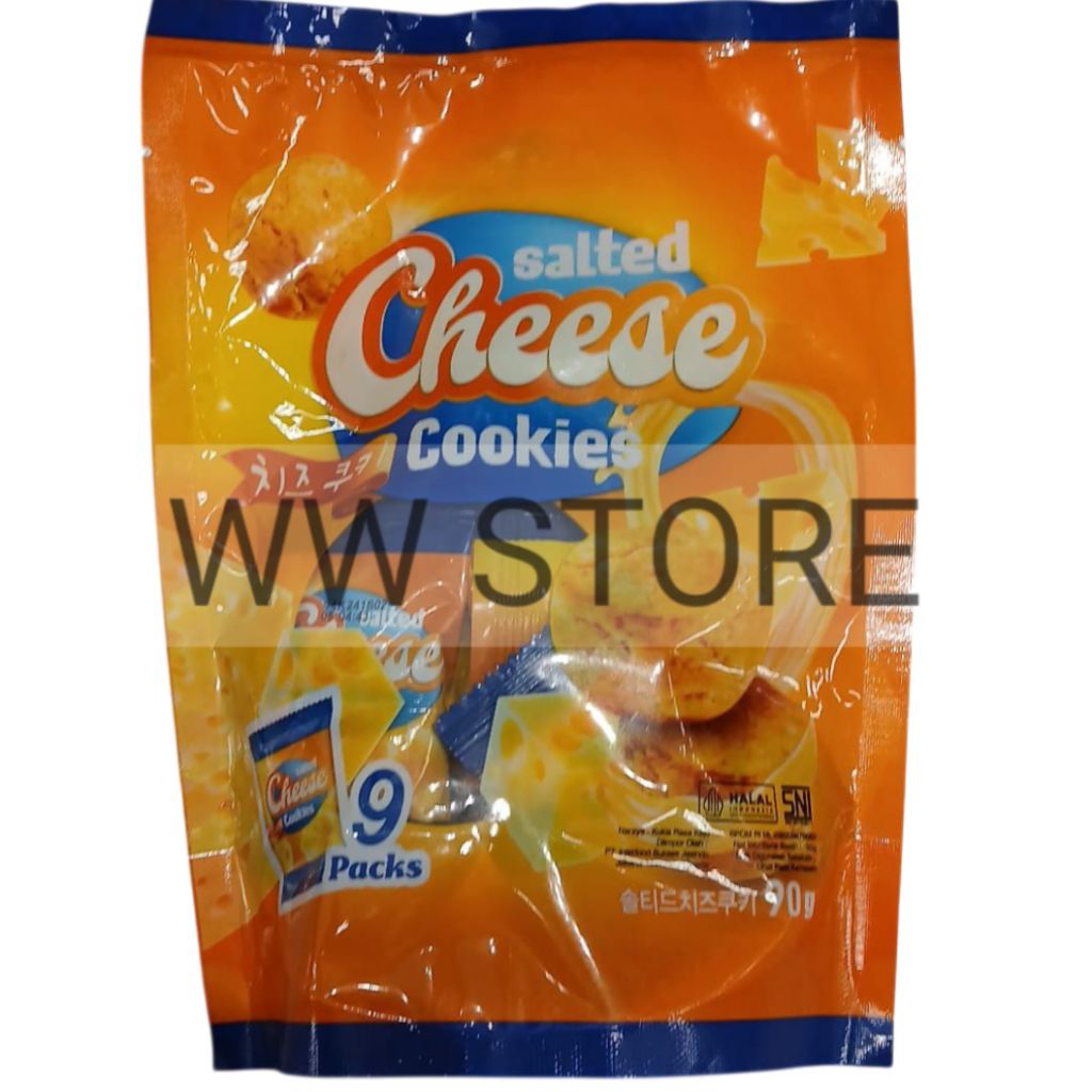 

Biskuit kukis rasa keju halal MUI Naraya Salted Cheese Cookies 90g