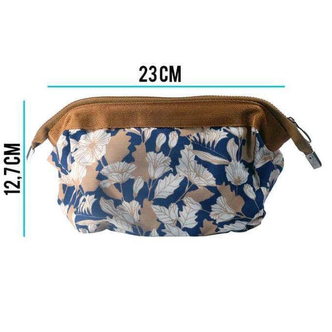 Dompet Kosmetik Multifungsi Tempat Make Up Organizer Wanita Travel Pouch Makeup Storage Tas Kecil Se