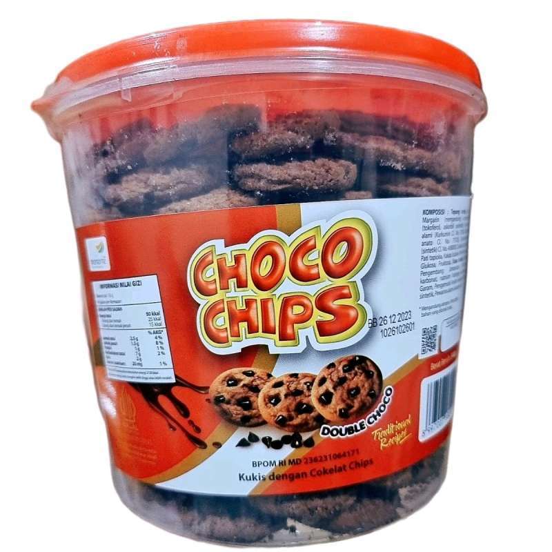 

Kue Kering Cookies Coklat Choco Chips Kemasan Toples / Kue Kering
