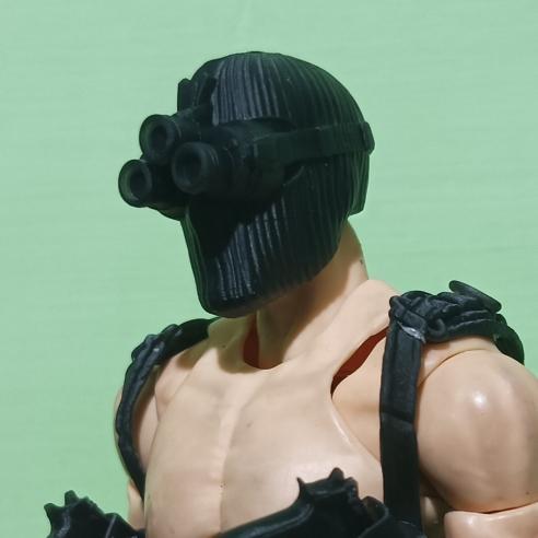 Headsculpt Head HS Kepala Army Ninja with Tactical Goggles Glasses untuk kitbash Action Figure SHF R
