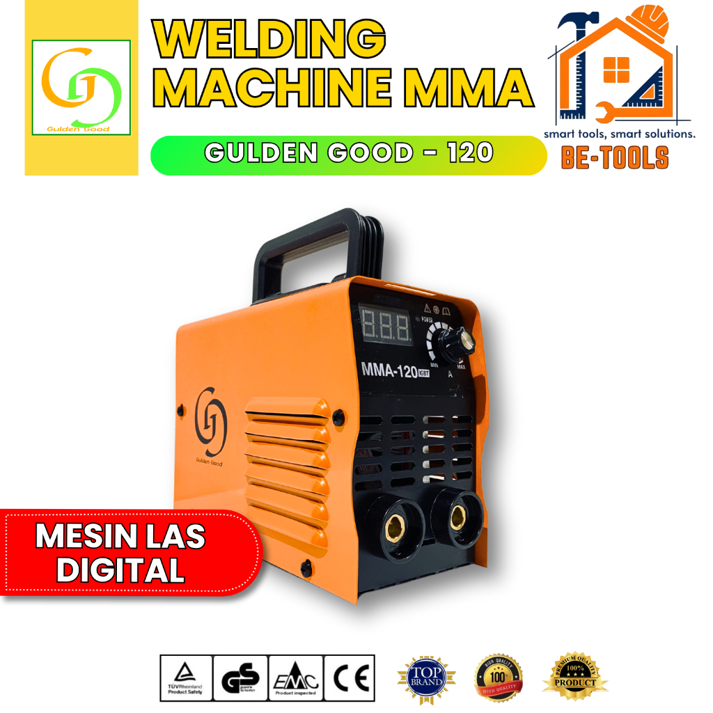Gulden Good Alat Las Besi Mini MMA-120a Mesin Las Digital
