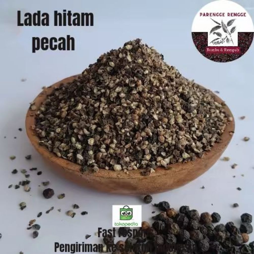 

Lada hitam pecah / pure black pepper crushed