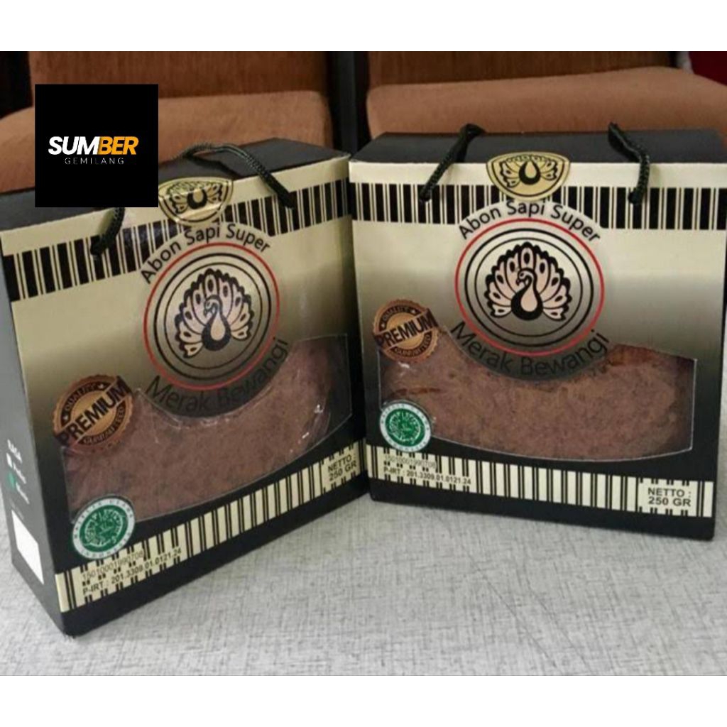 

abon sapi super merak bewangi premium 250 gram abon sapi super merak bewangi 250 gram premium kemasan kardus