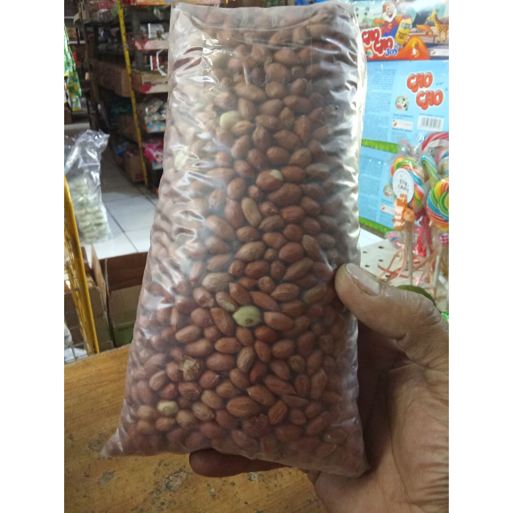 

kacang tanah lokal kemasan 1kg kacang kering
