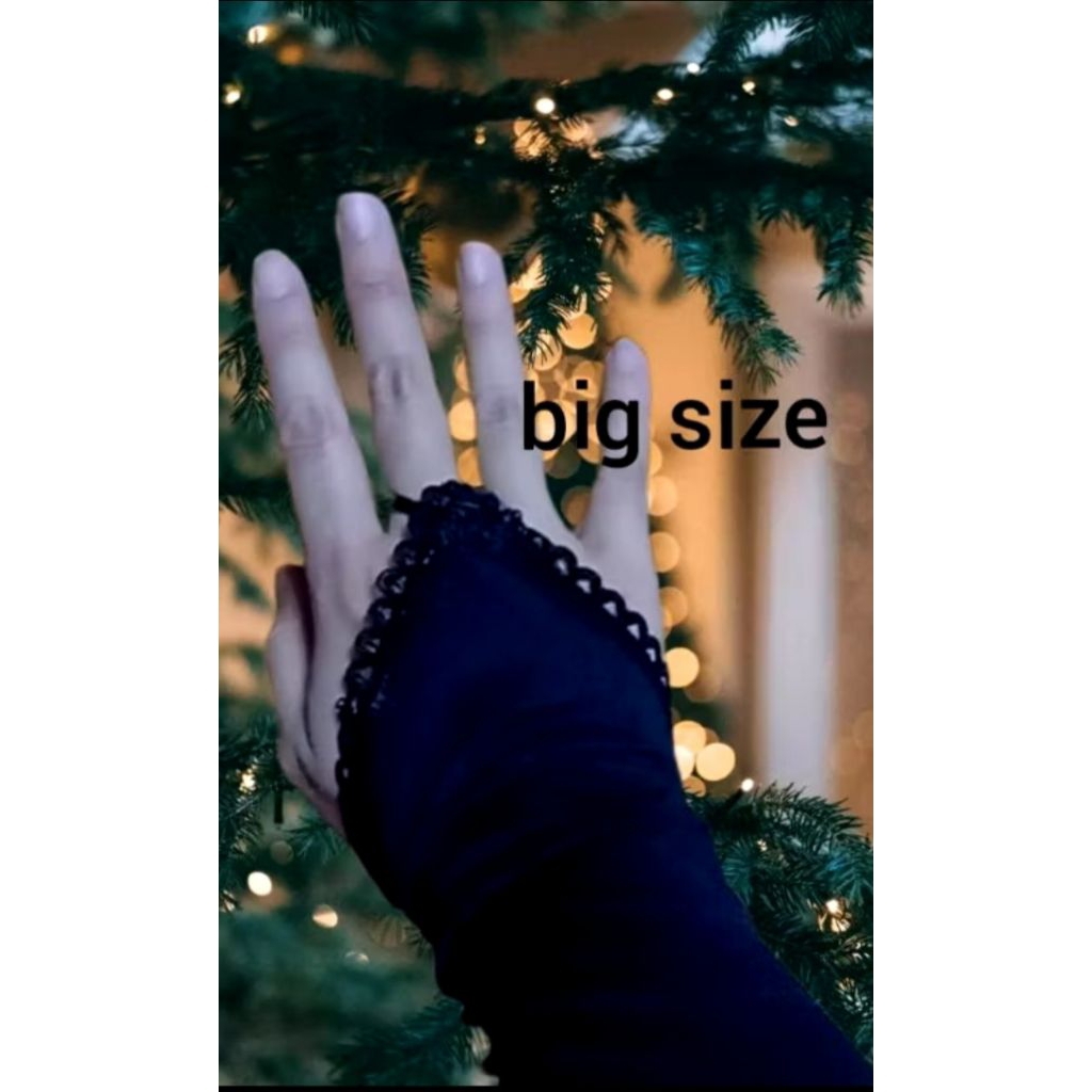 (big size) Handsock ring renda senada /Handsock ring jumbo /Manset ring renda senada jumbo /Manset r