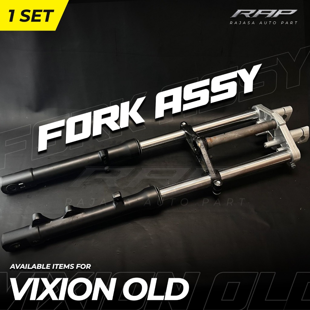 SHOCK DEPAN KOMPLIT VIXION OLD / NEW  FORK ASSY YAMAHA VIXION OLD VIXION NEW SHOCK BREAKER DEPAN KOM