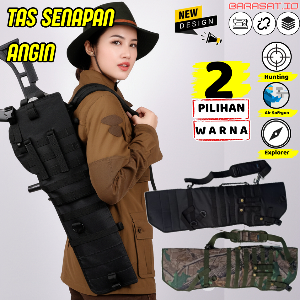 Sarung Holder Carrier Uklik PCP Gejluk Ringkas bisa dilipat Jahitan rapi Kuat Bahan tebal tali bahu 