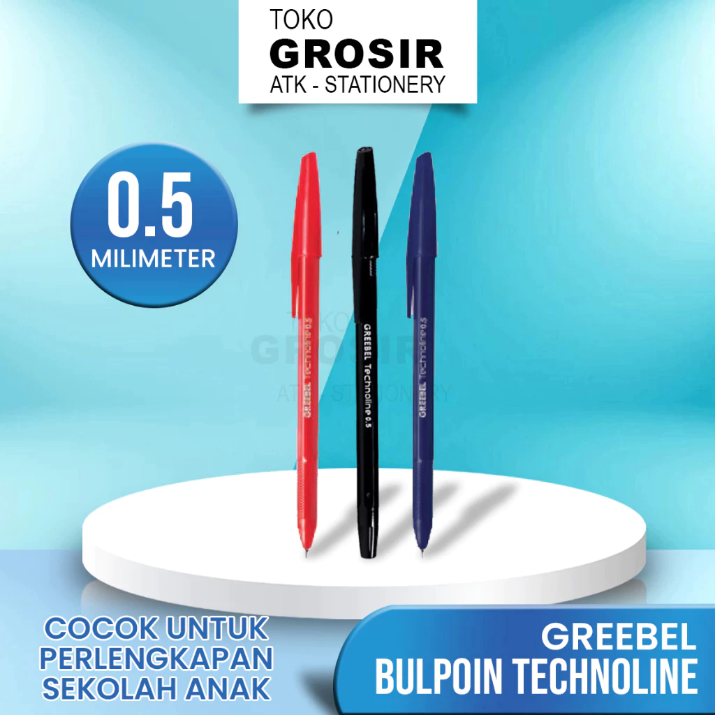

(LIVE) GREEBEL BALLPEN BALLPOINT TECHNOLINE 0.5 - Toko Grosir ATK Stationery 2