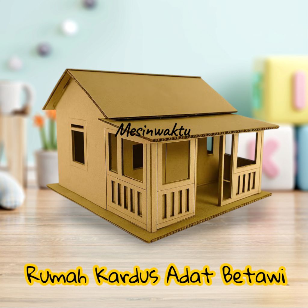 

Rumah Kardus Kerajinan Tangan Tugas Sekolah Belum Dirakit