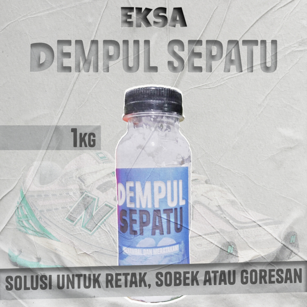 Clear Finisher Sepatu EKSA 1kg Pelapis Cat Sepatu Glossy dan Doff