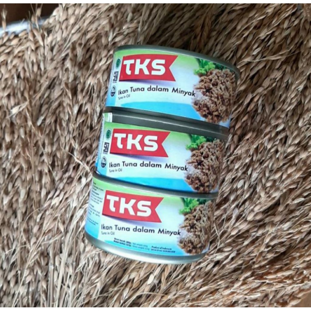 

Tuna kaleng murah enak 3 varian merek TKS rasa original,sambal woku,sambal rica rica