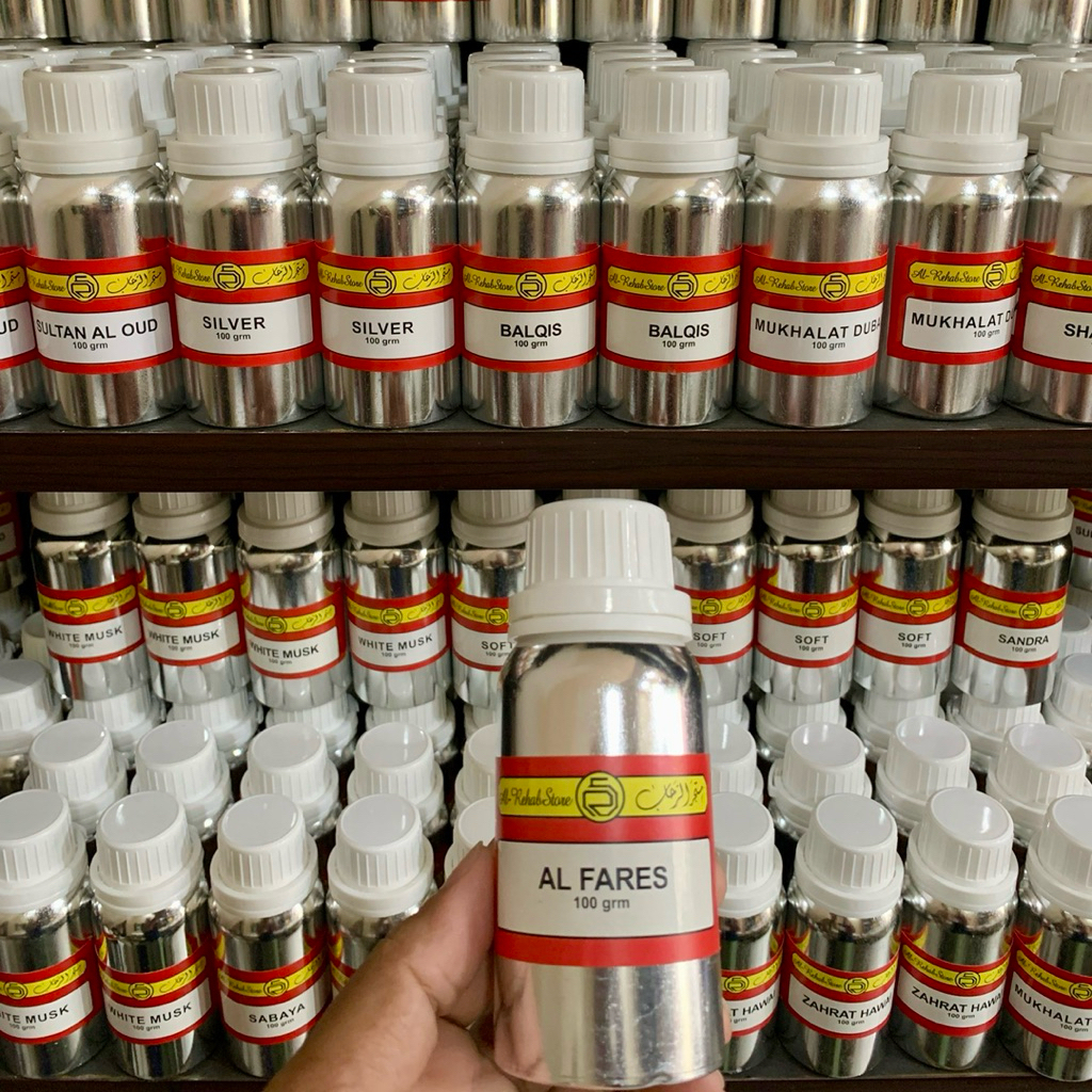 ALFARES ALREHAB BIBIT MURNI 100ML PARFUM ARABIAN ORIGINAL SEGEL AL REHAB 100.ML BIBIT PARFUME BIANG 