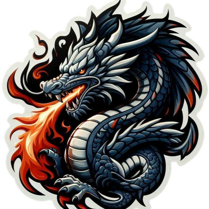 

Stiker 3D Naga Animasi Kartun Sticker Ukuran 15 x 20 Cm Emblem Stiker Tempel Keren