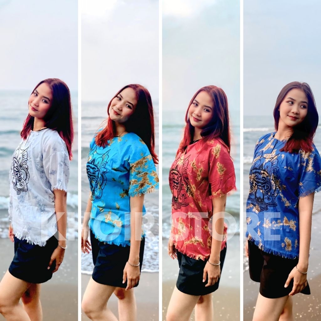 Baju Barong Bali - kaos barong Bali Original - kaos Bali pria - kaos Bali Wanita -  Kaos Bali