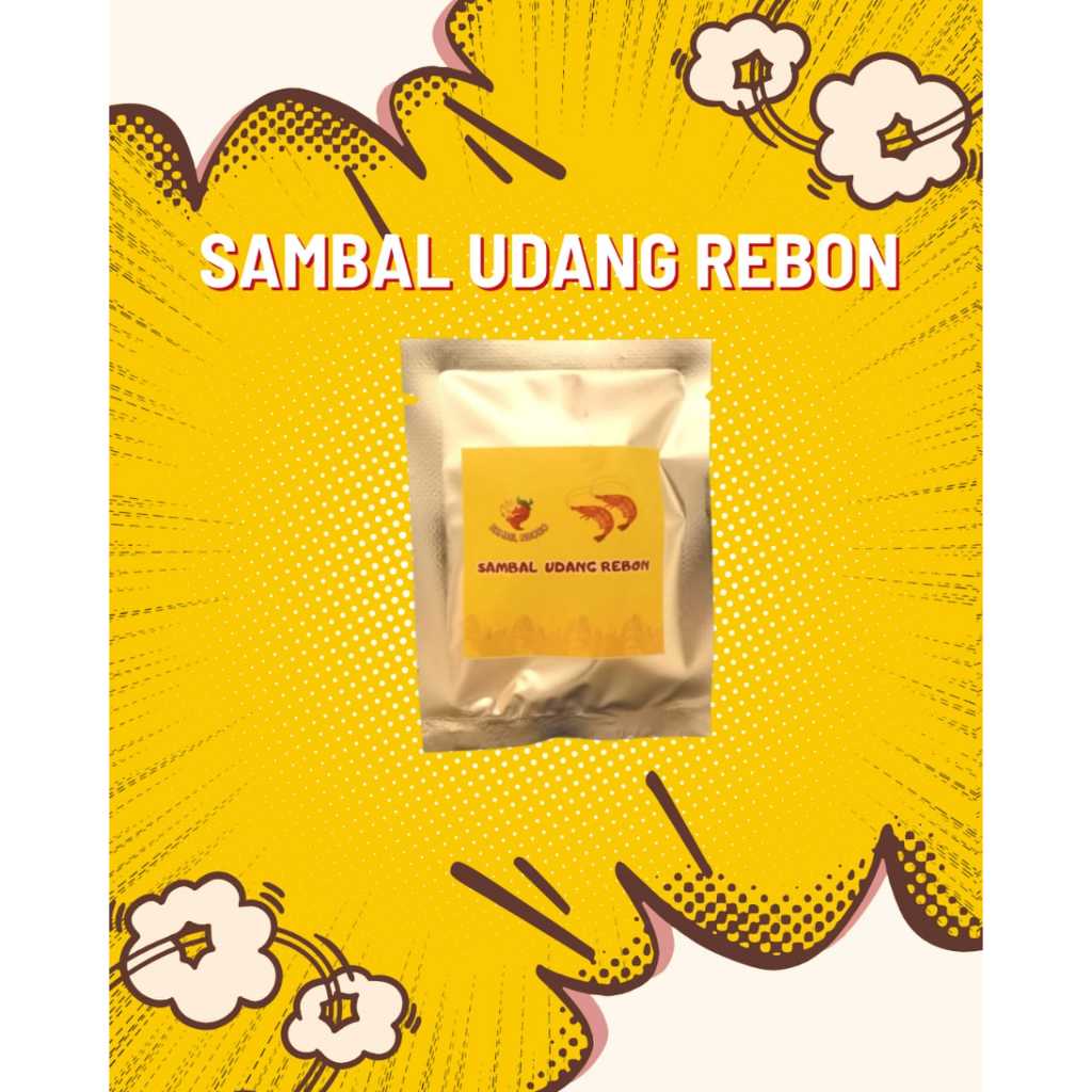 

Sambel Sachet Ndoro - Sambel Udang Rebon kemasan sachet 50gr