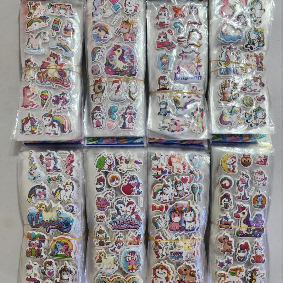 

Sticker TImbul 1Pcs Isi 20 Lembar Karakter Kartun Disney Anak Laki Laki Dan Perempuan Stiker Tempel