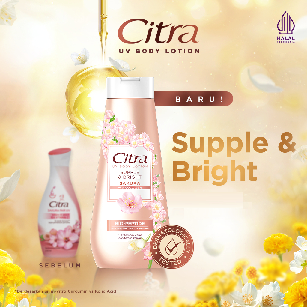 Citra Handbody SAKURA Natural Glow UV 110ml