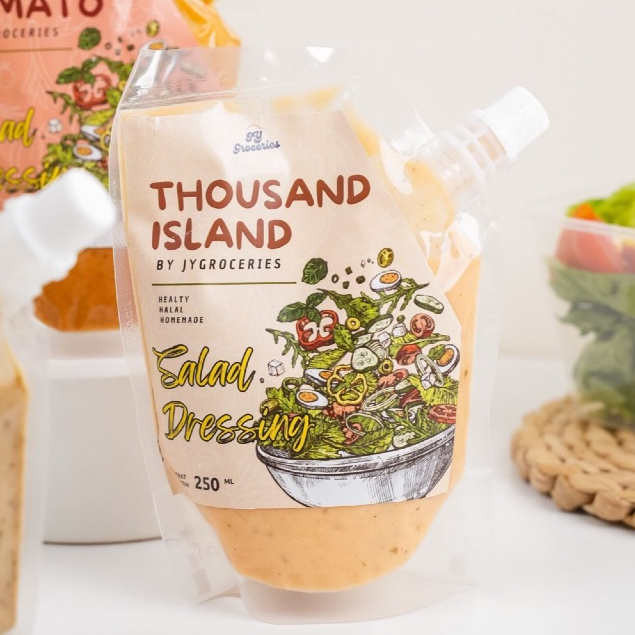 

Saos Saus Thousand Island Halal Sauce 250ml Salad Dressing JY Groceries