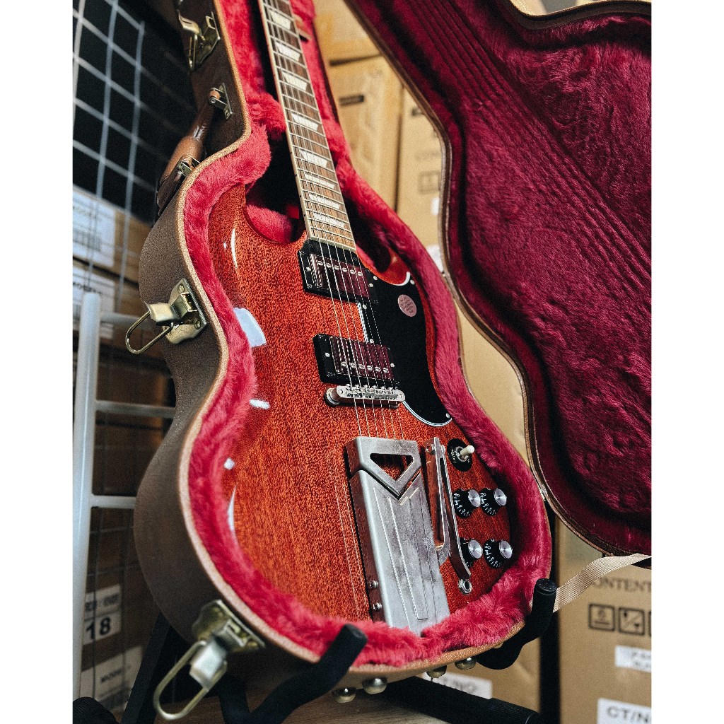 Gibson SG STD 61 Sideways Vibrola+Hardcase Second/Bekas