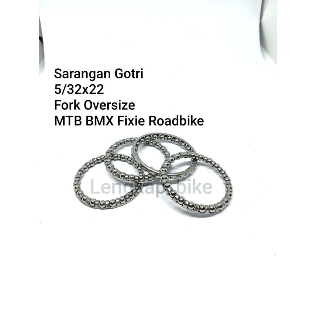 Sarangan Gotri 5/32 x 22 Fork Oversize Sepeda MTB BMX Fixie Roadbike