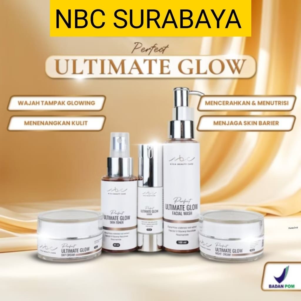 Paket super glowing NBC / NBC skincare / NBC PAKET BRIGHT N GLOW / ndiabeautycare / nbcsurabaya /age