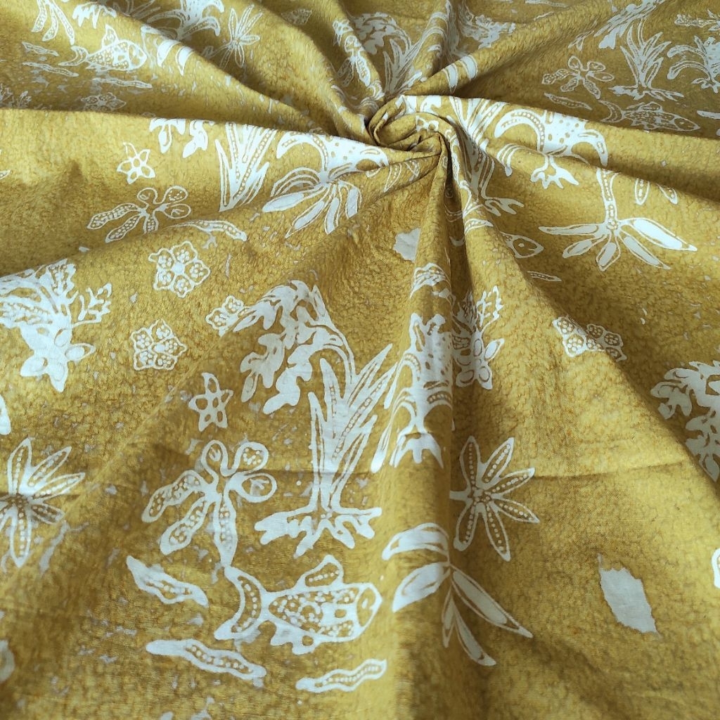 Kain batik tulis antik mix warna alam & sintetis untuk kemeja pria dan wanita