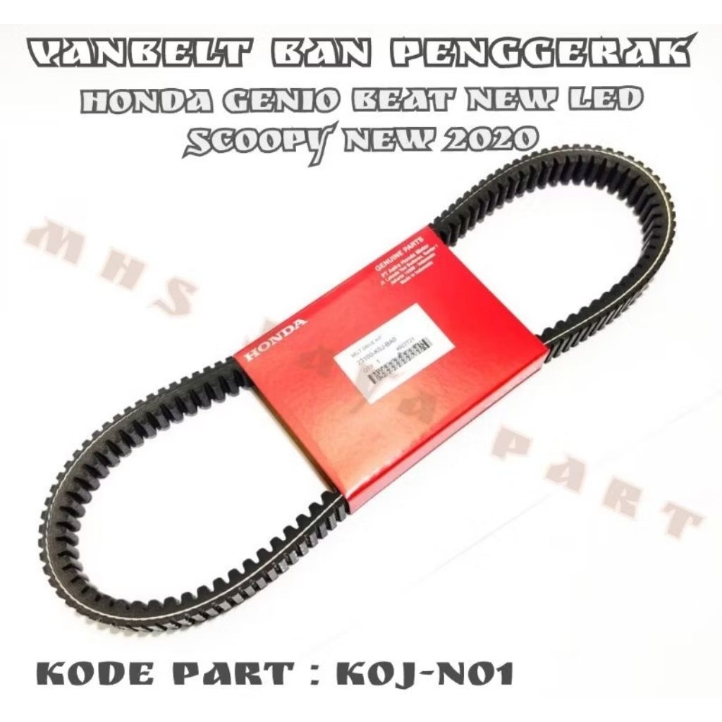VANBEL V-BELT HONDA GENIO BEAT DELUXE BEAT STREET SCOOPY ORIGINAL KODE KOJ
