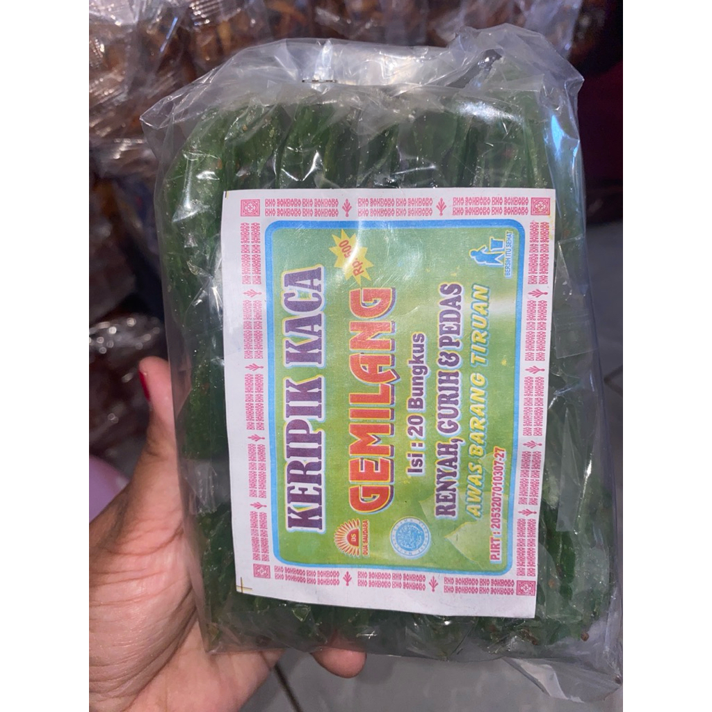 

KRIPCA CABE IJO isi 20 pcs ANEKA CEMILAN “GEMILANG SNACK”