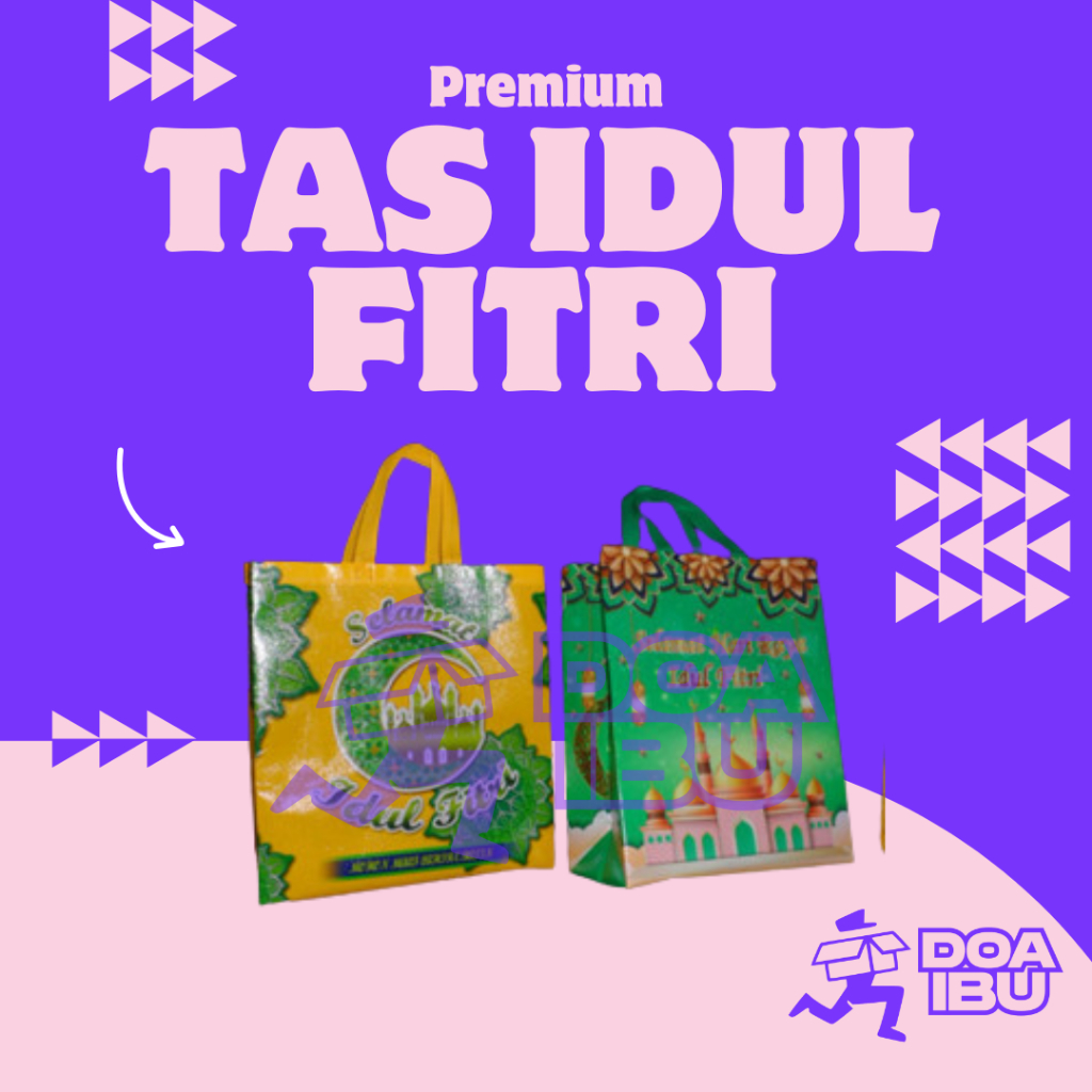 

(LUSIN) laminasi idul fitri lebar besar tas laminasi 30 x 15 x 40 / 35 x 15 x 40 tas laminasi besar paper bag