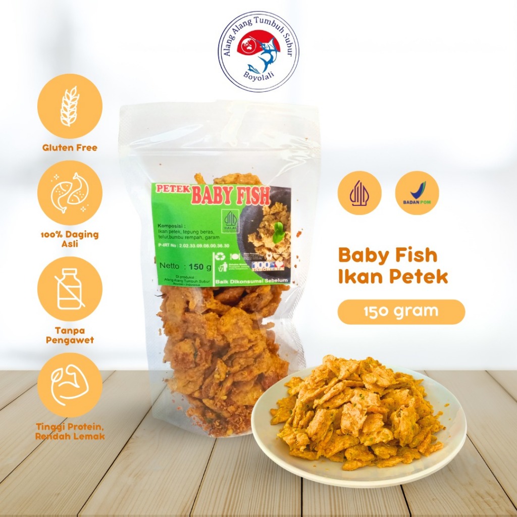 

Keripik Baby Fish Rasa Original Pedas Daun Jeruk Cemilan Homemade 150gr