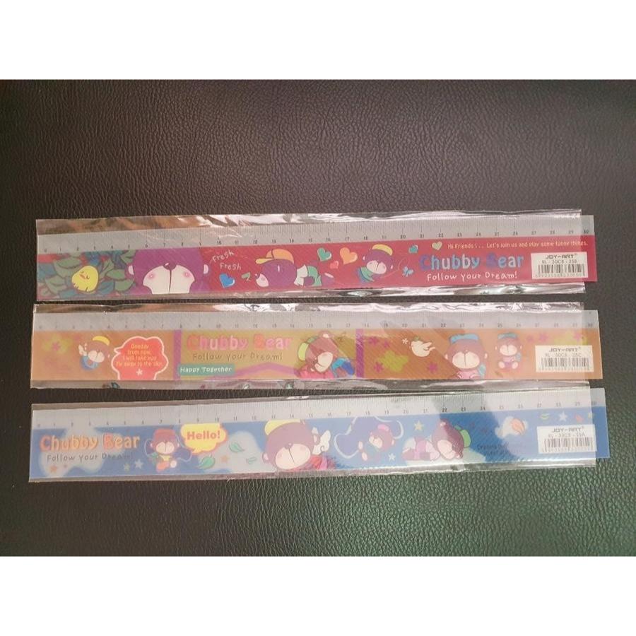 

Penggaris Ruler 30 cm 30cm Fancy Chubby Bear JoyArt