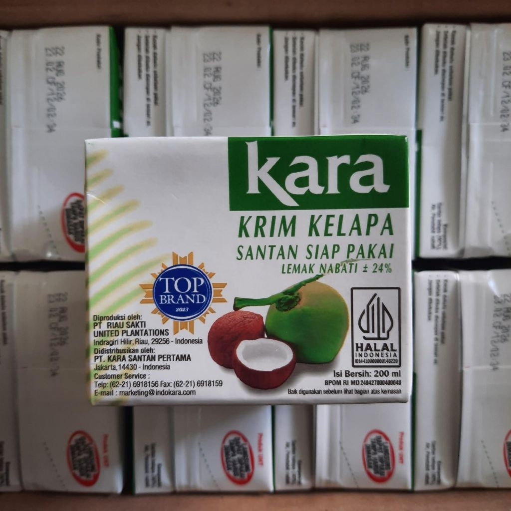 

Kara Santan Krim Kelapa Siap Pakai 200ML