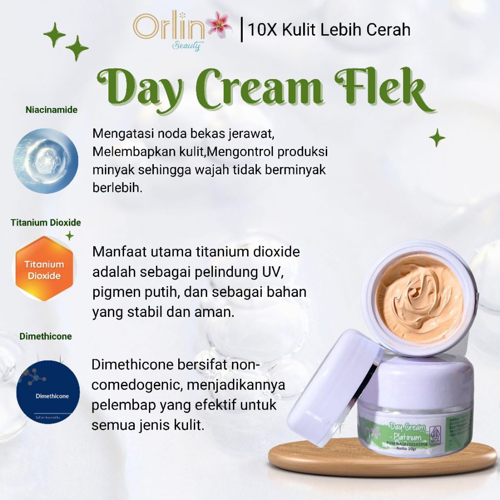 DAY CREAM FLEK ORLIN BEAUTY//ORLIN BEAUTY SKINCARE
