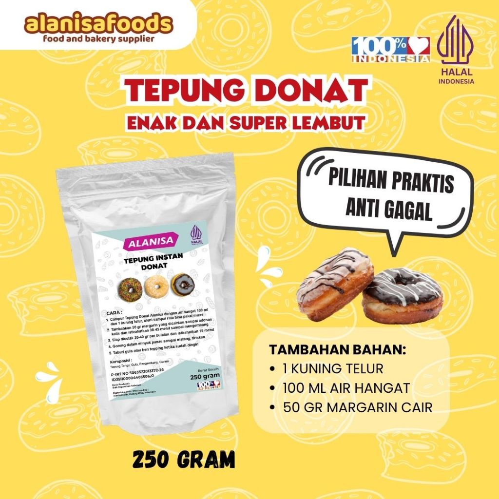 

Tepung Instan Donat 250gr