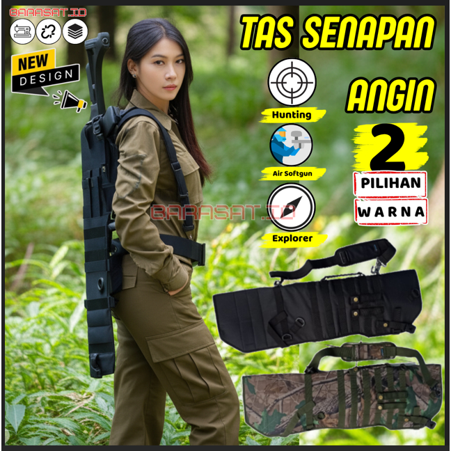 Kantong PCP Predator Multipump Sarung Tas Sanapan Angin Airsotgan Untuk Semua Jenis dan Merk