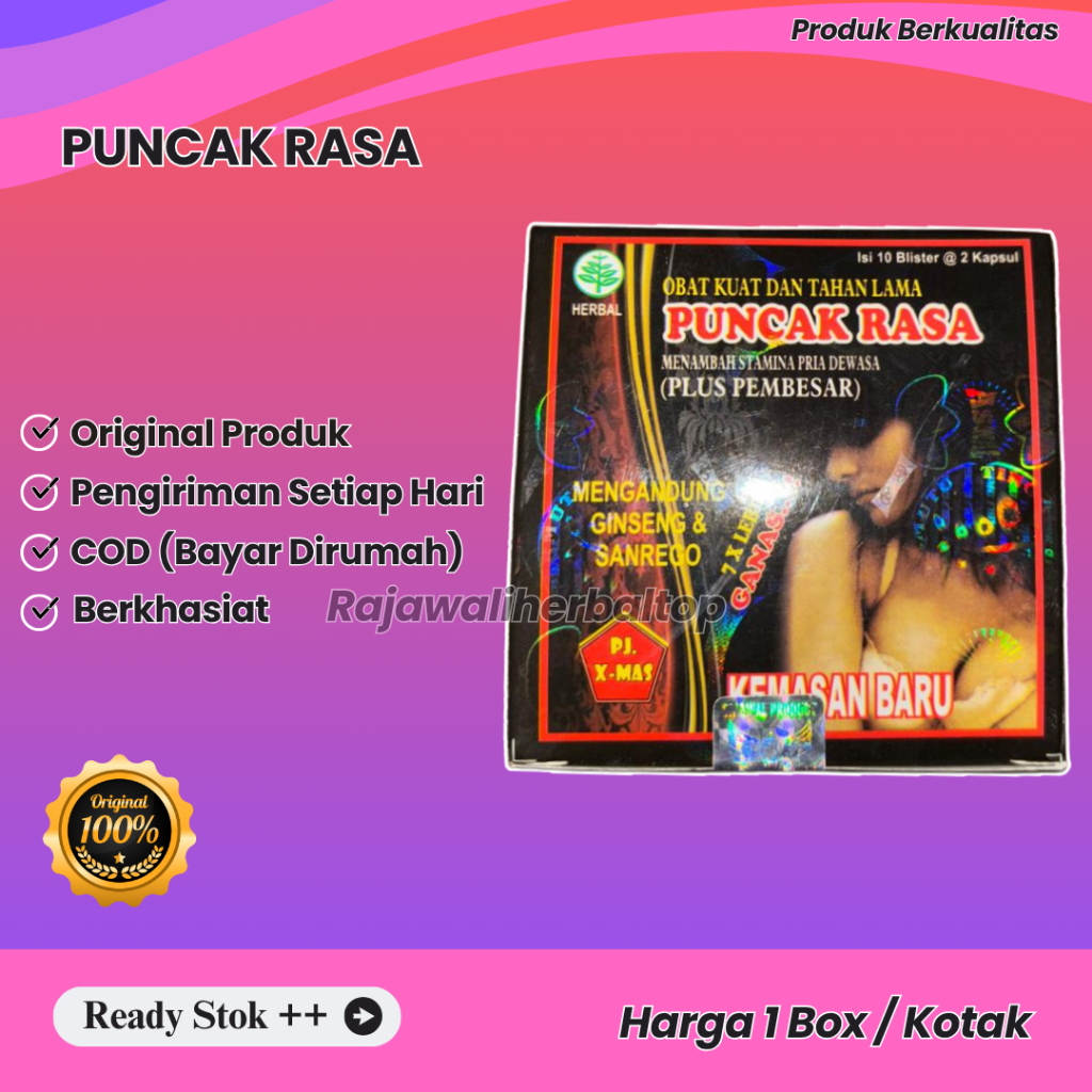 

Puncak Rasa Original 100%